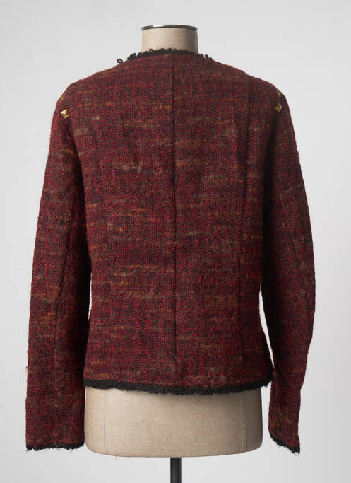 Veste chic rouge COM ELLE pour femme