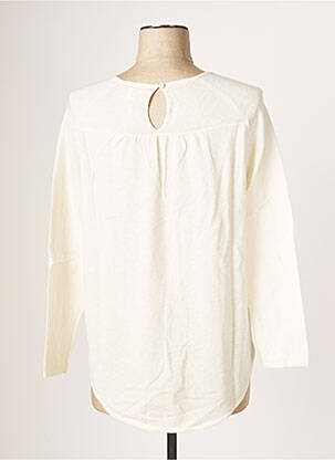 Pull col v manches longues beige DES PETITS HAUTS femme
