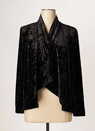 Veste chic manches longues noir EMA BLUE'S femme