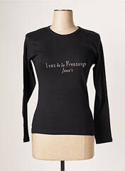 T-shirt noir INES DE LA FRESSANGE pour femme seconde vue