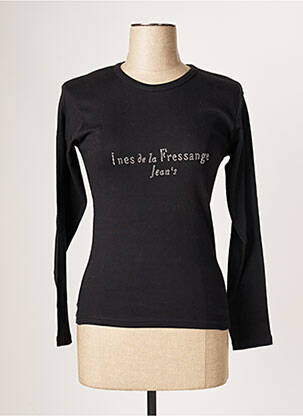 T-shirt noir INES DE LA FRESSANGE pour femme