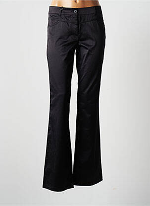 Pantalon droit stretch taille normale noir PAUL BRIAL femme