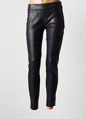 Legging effet matière satinée taille normale noir NANA NUCCI femme