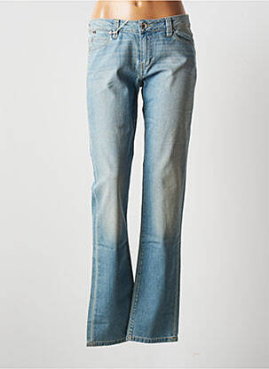 Jeans coupe droite stretch taille normale bleu DENIM STUDIO femme