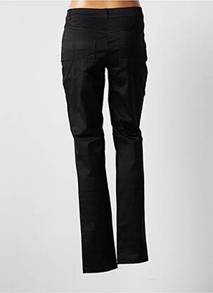 Pantalon slim tissage popeline taille normale noir AVENTURES DES TOILES femme