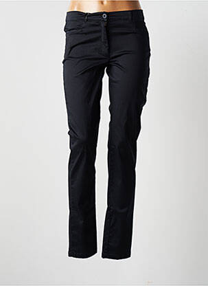 Pantalon slim tissage popeline taille normale bleu AVENTURES DES TOILES femme