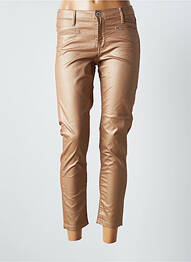 Pantalon 7/8 stretch taille normale beige DENIM STUDIO femme