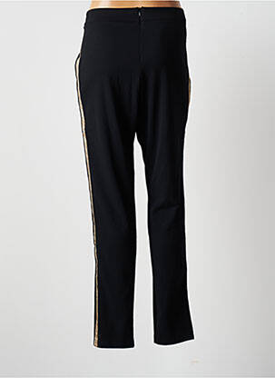 Pantalon slim taille haute taille haute noir POUSSIERE D'ETOLE femme