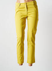 Pantalon 7/8 jaune AVENTURES DES TOILES pour femme seconde vue