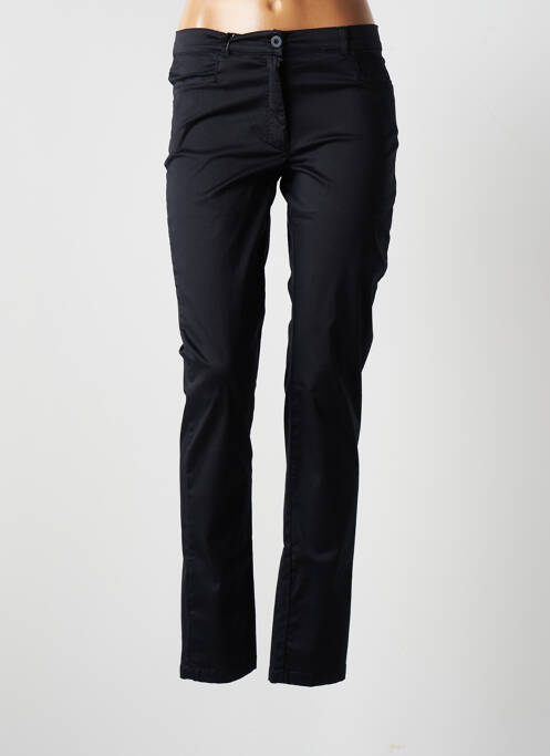 Pantalon slim tissage popeline taille normale bleu AVENTURES DES TOILES femme