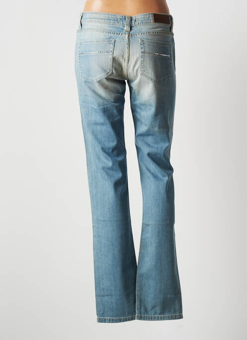 Jeans coupe droite bleu DENIM STUDIO pour femme