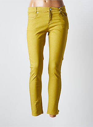 Pantalon 7/8 stretch taille basse vert HUIT SIX SEPT femme