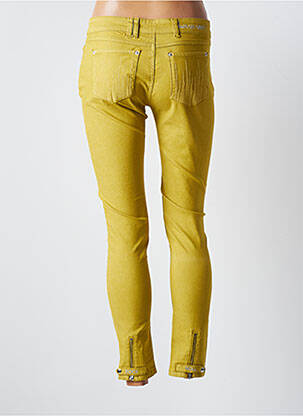 Pantalon 7/8 stretch taille basse vert HUIT SIX SEPT femme