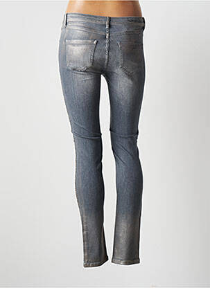 Jeans skinny stretch taille basse gris HUIT SIX SEPT femme