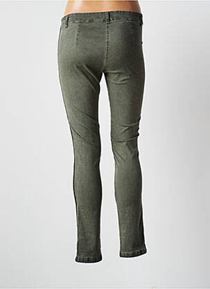 Pantalon slim stretch taille normale vert SO SOON femme