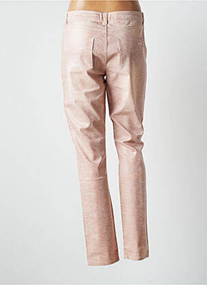 Pantalon slim tissage enduit taille normale rose EVA KAYAN femme