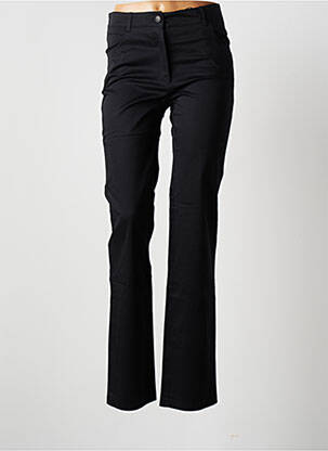Pantalon slim tissage popeline taille normale noir PATRICK MENDES femme