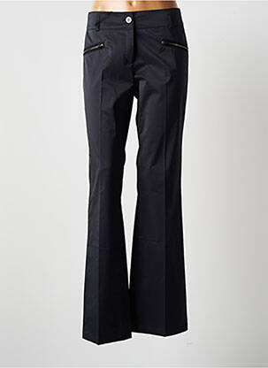 Pantalon flare taille normale taille normale bleu JC TRIGON femme