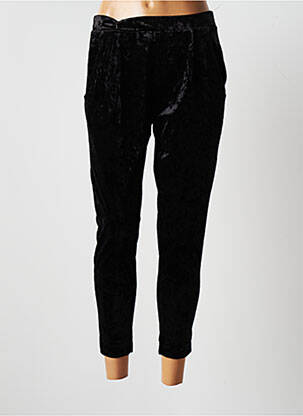 Pantalon 7/8 stretch taille normale noir EMA BLUE'S femme