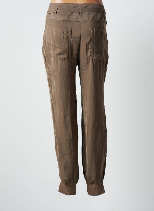 Pantalon droit marron LE PETIT BAIGNEUR pour femme
