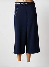 Pantacourt stretch taille haute bleu DECA femme
