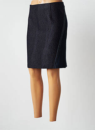Jupe mi-longue stretch bleu POUSSIERE D'ETOLE femme