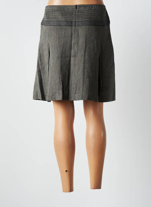 Jupe courte gris UN POINT C EST TOUT pour femme