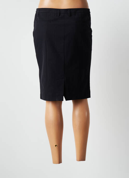 Jupe mi-longue noir LOLA pour femme