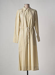 Robe longue manches longues manches longues beige RAILS femme