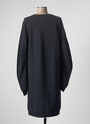 Robe mi-longue manches longues manches longues noir SET femme