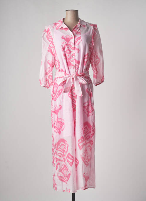 Robe longue rose BEAUMONT pour femme