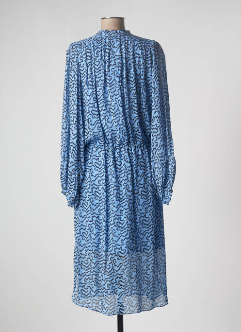 Robe mi-longue bleu SECOND FEMALE pour femme