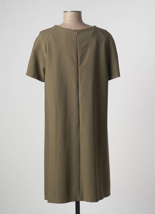 Robe mi-longue vert LAUREN VIDAL pour femme