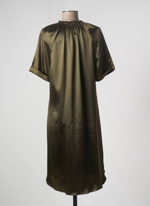Robe mi-longue vert RABENS SALONER pour femme