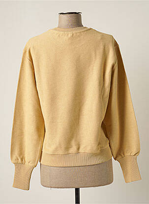 Sweat-shirt stretch manches longues beige SUMMUM femme