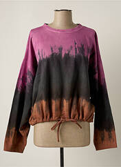 Sweat-shirt violet RABENS SALONER pour femme seconde vue