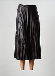 Jupe longue taille haute marron LAUREN VIDAL femme