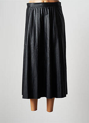 Jupe longue taille haute noir LAUREN VIDAL femme