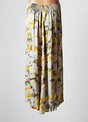 Jupe longue imprimé fantaisie gris RABENS SALONER femme