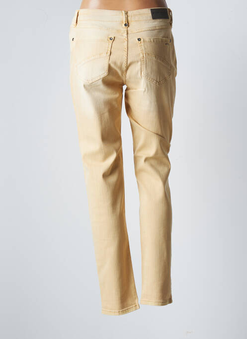 Jeans coupe slim jaune BLUE DAZE pour femme