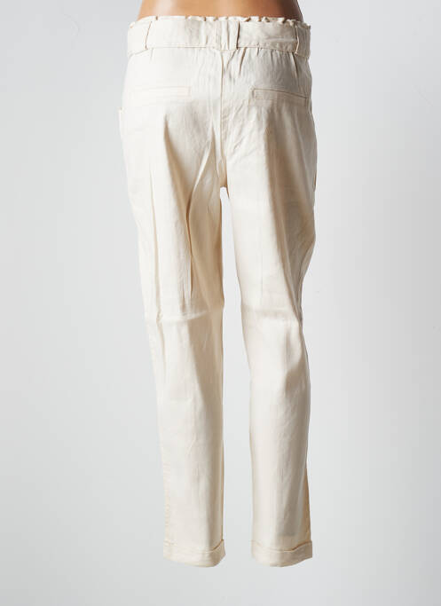 Pantalon slim beige SUMMUM pour femme