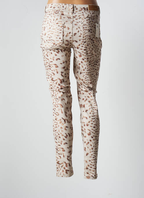 Pantalon slim beige SUMMUM pour femme