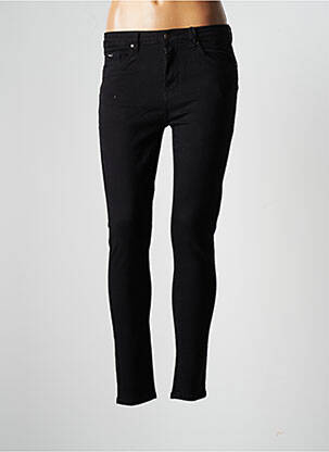 Pantalon slim taille normale taille normale noir WHY NOT femme