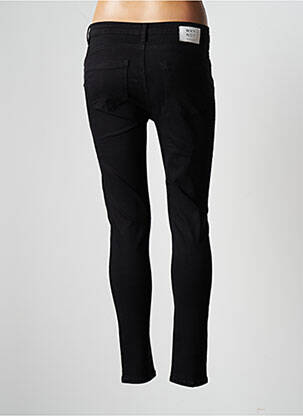 Pantalon slim taille normale taille normale noir WHY NOT femme