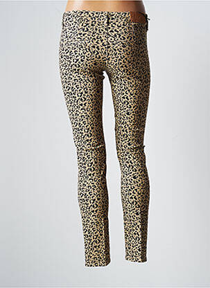 Pantalon slim stretch taille normale beige HAPPY femme