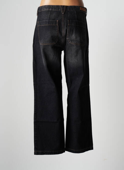 Jeans coupe large noir HAPPY pour femme