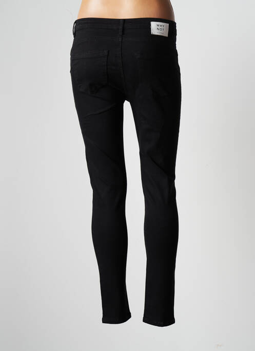 Pantalon slim noir WHY NOT pour femme
