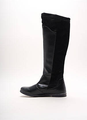 Bottes tissage satiné talon plat jusqu'à 3cm noir PRIMIGI femme
