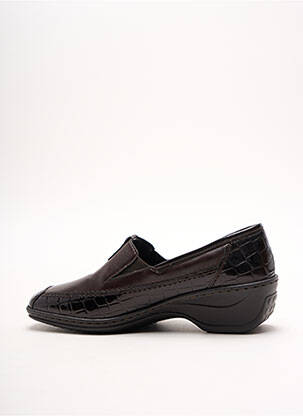 Mocassins voute plantaire talon de 4 à 6cm marron JENNY ARA femme