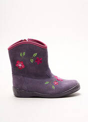 Bottines/Boots violet MINIBEL pour fille seconde vue